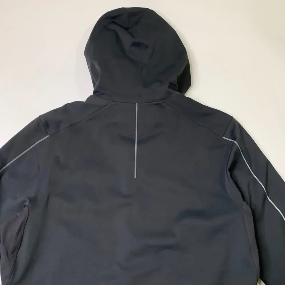 Lululemon Jacket Men L Large Gotham Gray Fleece Back Soft Shell Outdoor Training